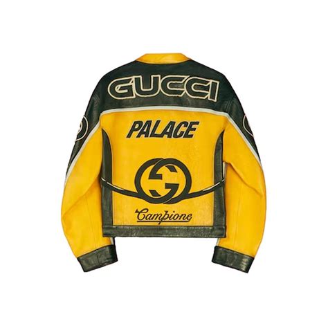 palace gucci leather jacket|gucci leather jacket vintage.